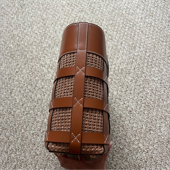 NWT STAUD Raffia Shirley Tote Bag - Picture 9 of 12